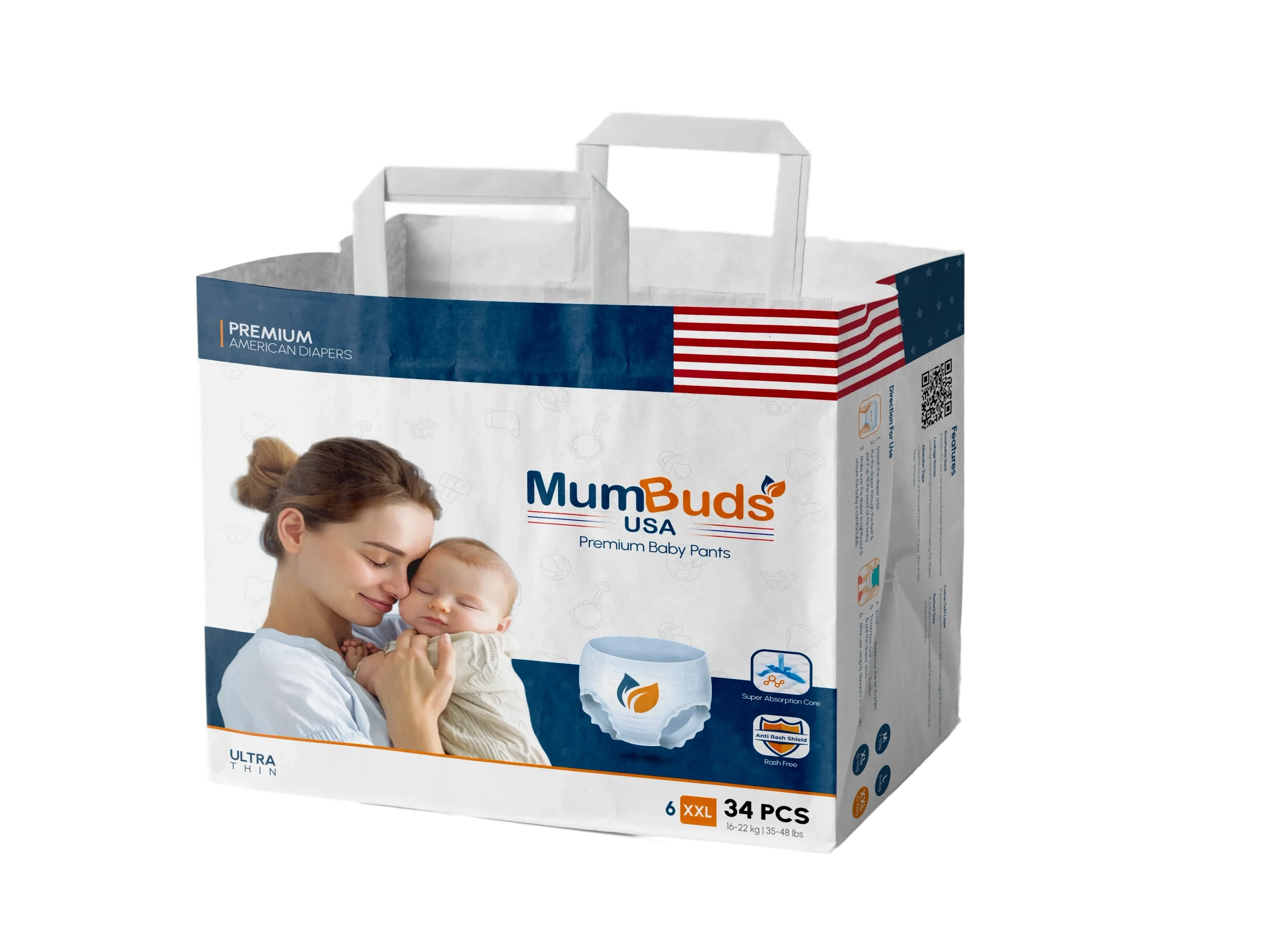 MumBuds Diaper Package